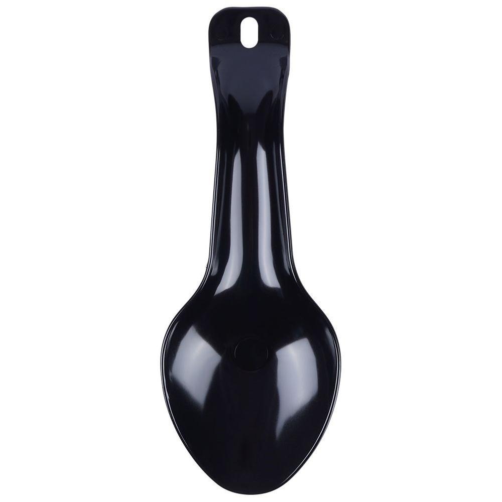 Black ladle and spoon stand