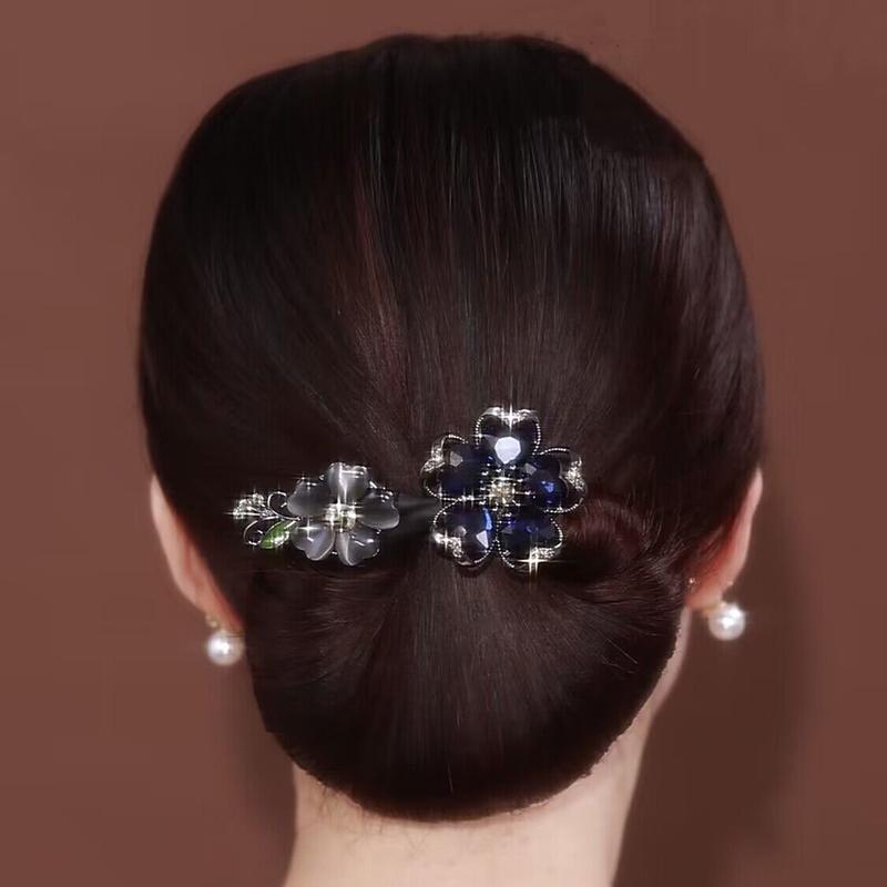 Корейский стиль женские волосы твистер кристалл бигуди изысканный темперамент шпилька для завивки волос шпильки элегантные аксессуары для волос