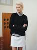 Свитер с разрезом сзади Reply Wool_Черный