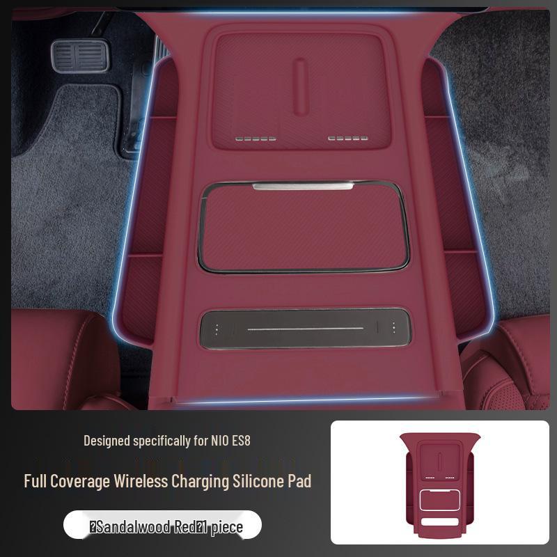 Nio ES8 Central Control Wireless Charging Silicone Pad with Pocket Protection – Fits 26 Models