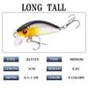 5cm/4.2g Minnow Rock Simulation Hard Bait - Ideal for Sea and Freshwater Fishing.