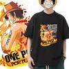 Футболка с принтом One Piece Kamen Rider Ace для мужчин и женщин, с короткими рукавами, из чистого хлопка, аниме, 2D, модная футболка