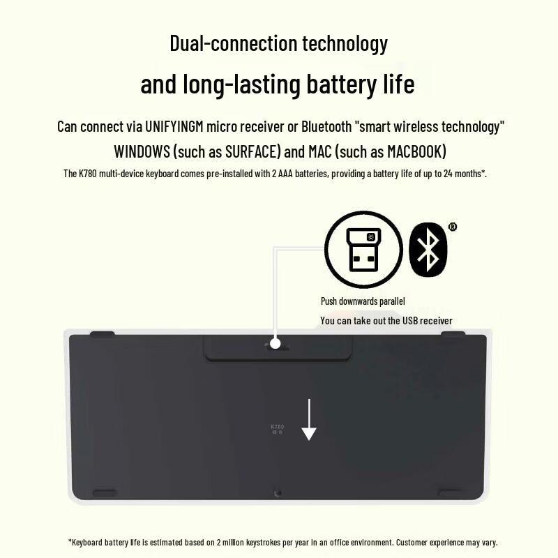 Беспроводная Bluetooth-клавиатура Logitech K780