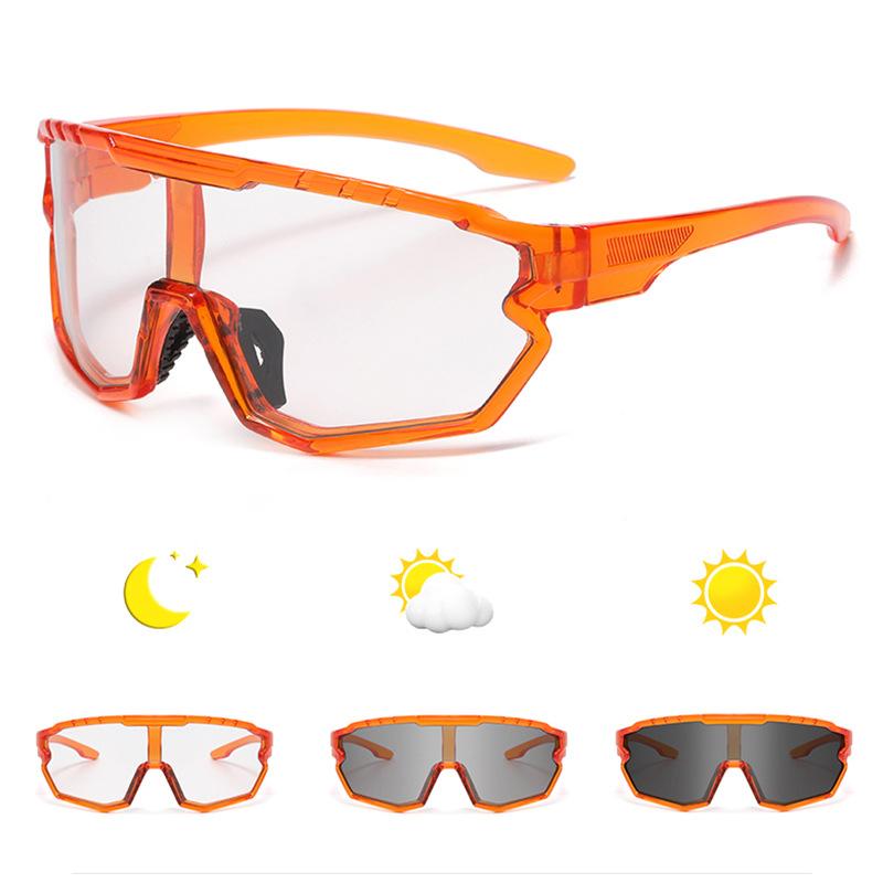 Солнцезащитные очки для велоспорта на открытом воздухе Мужские цветные очки, меняющие цвет Мужские спортивные солнцезащитные очки Женские очки для велоспорта