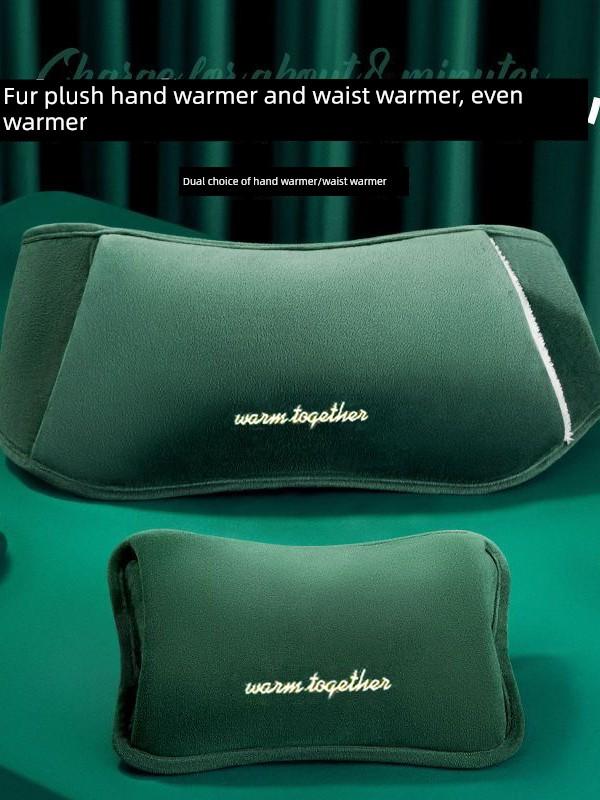 Waist-Protecting Hot Water Bag, Rechargeable Explosion-Proof Warm Water Bag, Electric Heating Pad, Thermal Pad for Sleeping in Bed, Foot Warmer