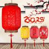 Traditional Red Lantern Chinese New Year Lanterns Spring Festival Decor 2025 Year of Snake Decor Fu Lantern Hanging Ornament