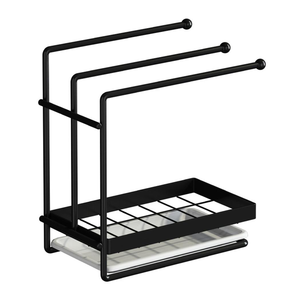 Практичная подставка-органайзер для резинок и бантов для волос, решение для хранения украшений для повязок на голову и зажимов-крабов в спальне или ванной комнате