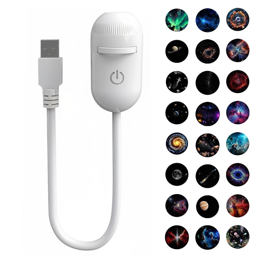 Мини-проектор звездного неба, ночник, лампа звездного неба, USB-проектор атмосферы для автомобиля, для спальни, для сна и декора