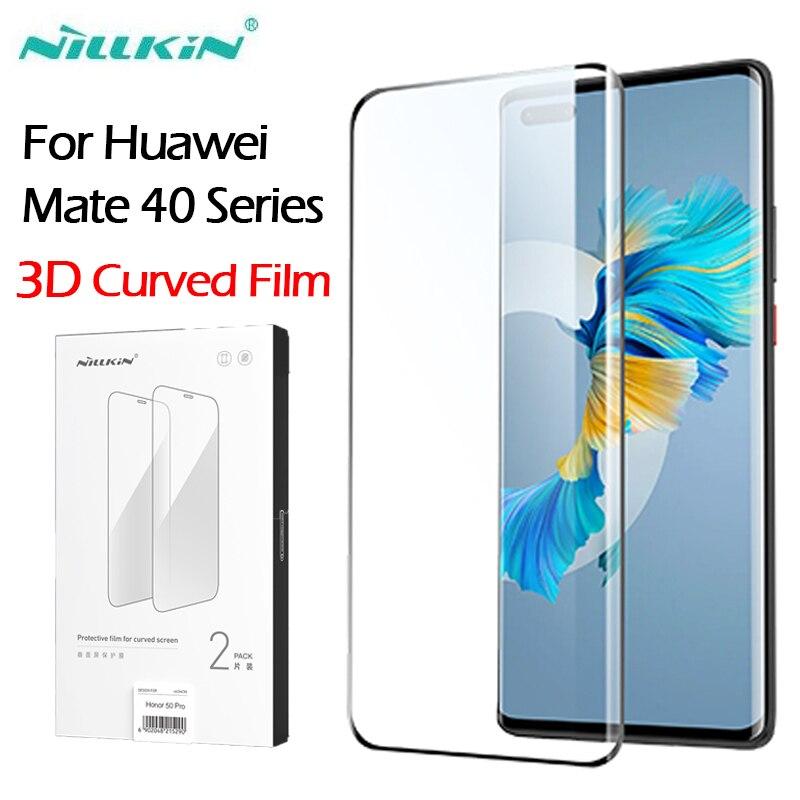 For Huawei Mate 40 Pro Film 3D Nillkin Impact Resistant Curved Film Curved Full Screen Glue Protective For Mate40 + Plus RS Prosche Not Glass