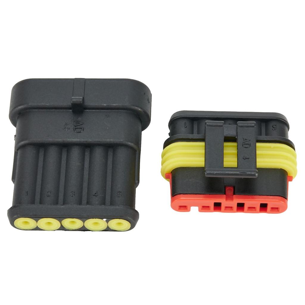 Электрический водонепроницаемый разъем 1 2 3 4 5 6-контактный Superseal Car Boat Kit Clip