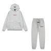 FEAR OF GOD ESSENTIALS Flocked Letter Hoodie Loose Fit Fleece Sweatshirt Youth Casual Wear