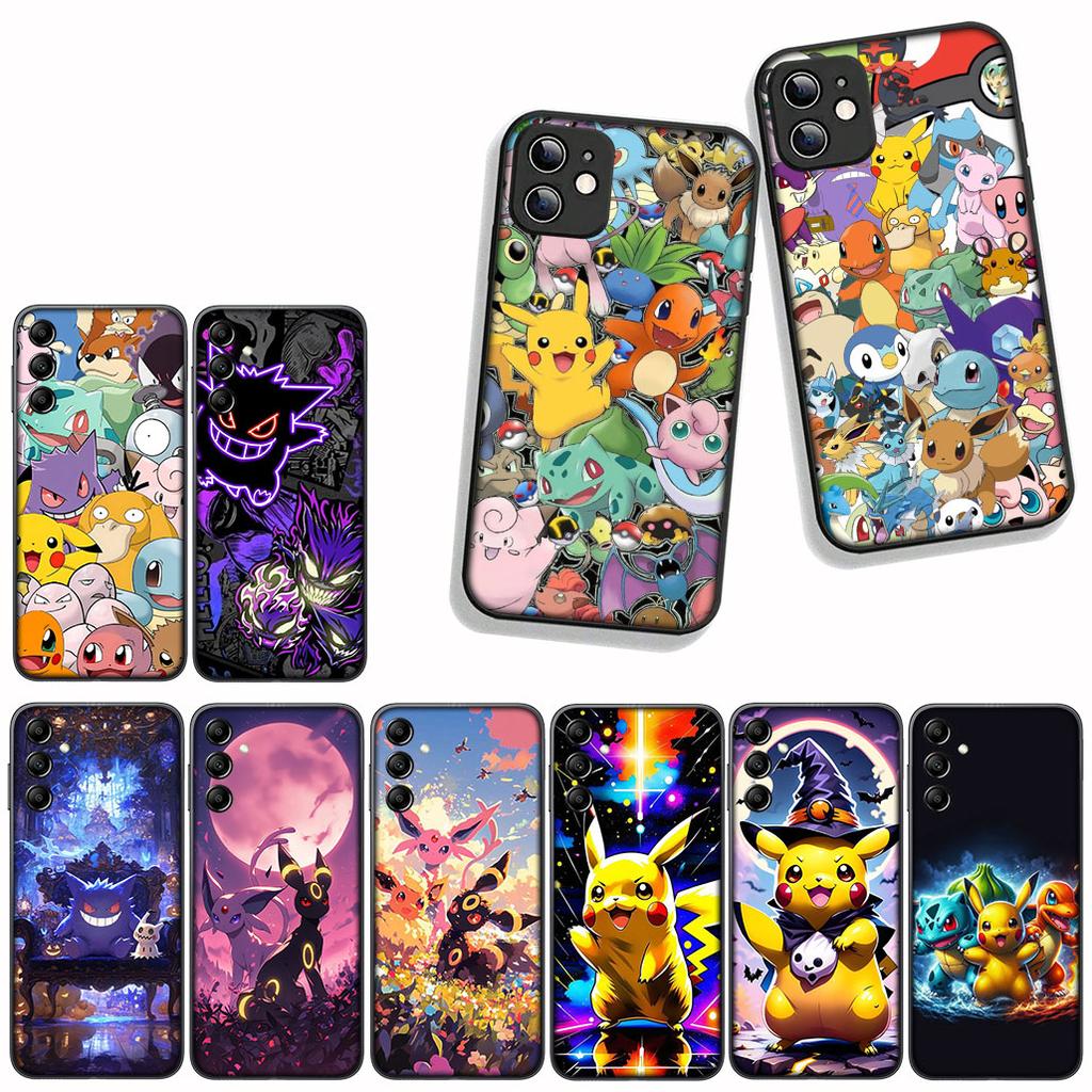 for Motorola Moto G04 G13 G14 g45 G22 G23 G20 G32 G34 G35 G64 G82 G84 G53 G60 E14 E15 E13 Case P-Pokemons GO P-Pikachus Gengar