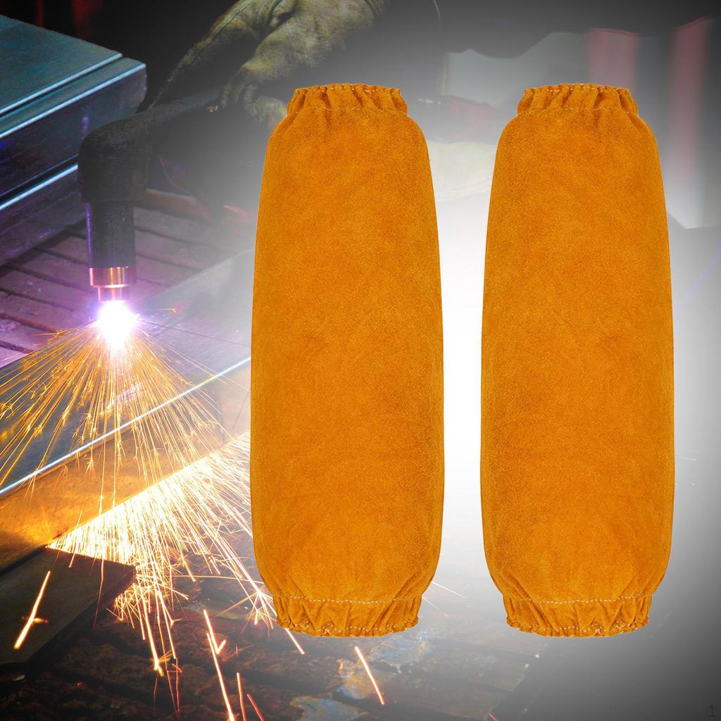 Защита рук для сварщиков, мягкая, износостойкая, легкая искусственная воловья кожа