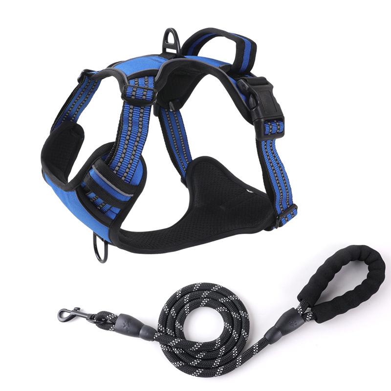 Ремень для выгула собак, универсальный светоотражающий жилет, поводок для собак, грудь, спина