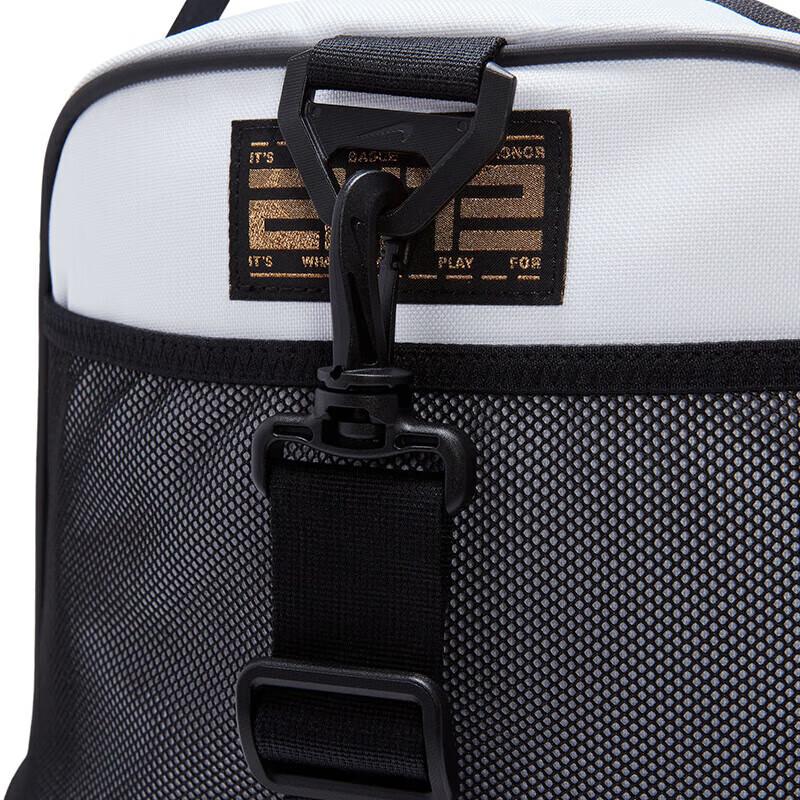 NIKE Training Bag, Crossbody Bag, Handbag, Tote Bag, Basketball Bag DX9789-100 Black-White, Average Size