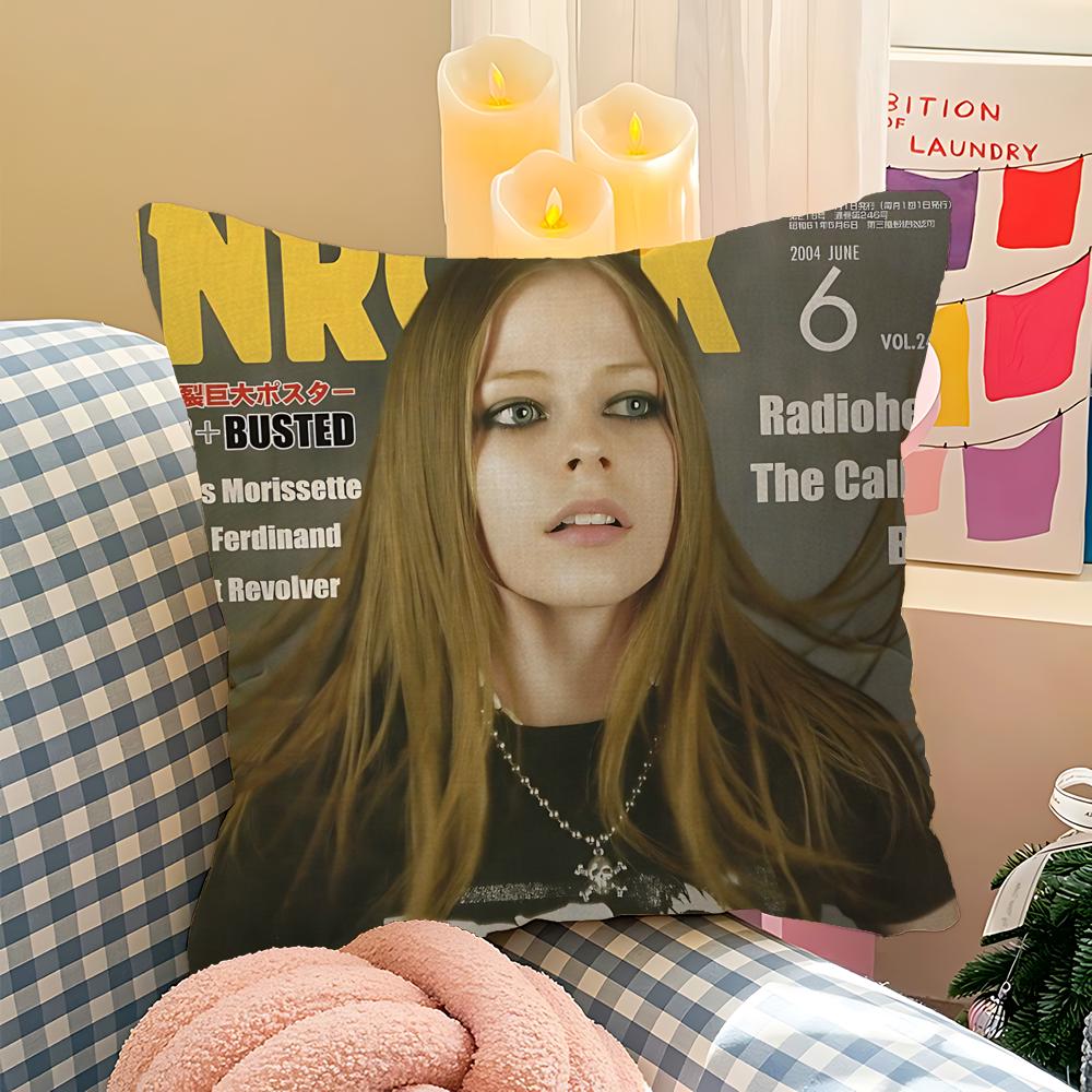 Avril Ramona Lavigne Stitch Lucky Dragon Pillow Cover Sofa Cushion Cover Home Room Decoration Children Gift