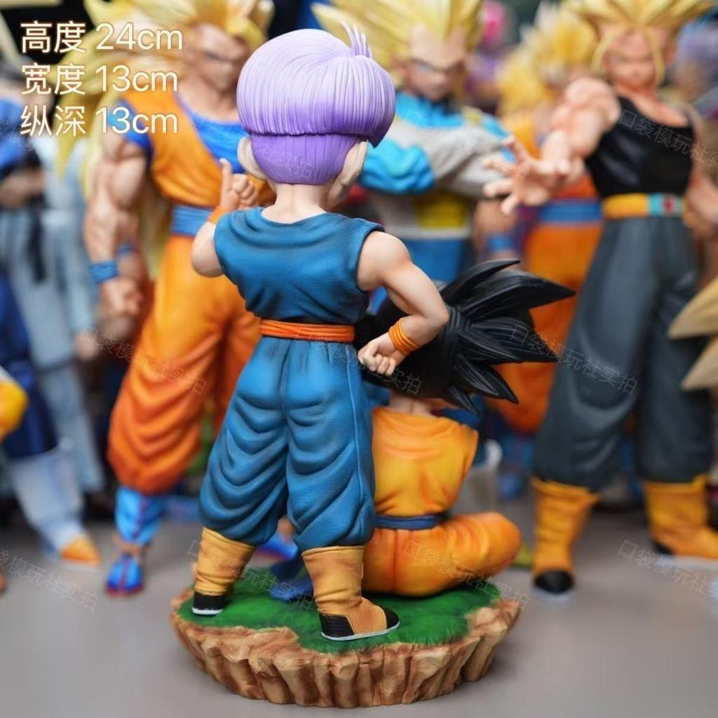 Drogan Boll Z Son Goten Trunks Figure Super Saiyan Action Figures Pvc Statue Collection Model Toys Gifts