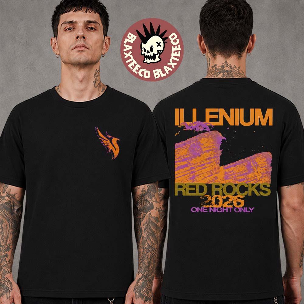 Illenium Red Rocks Amphitheatre 2026 Show T-Shirt Unisex T-Shirt