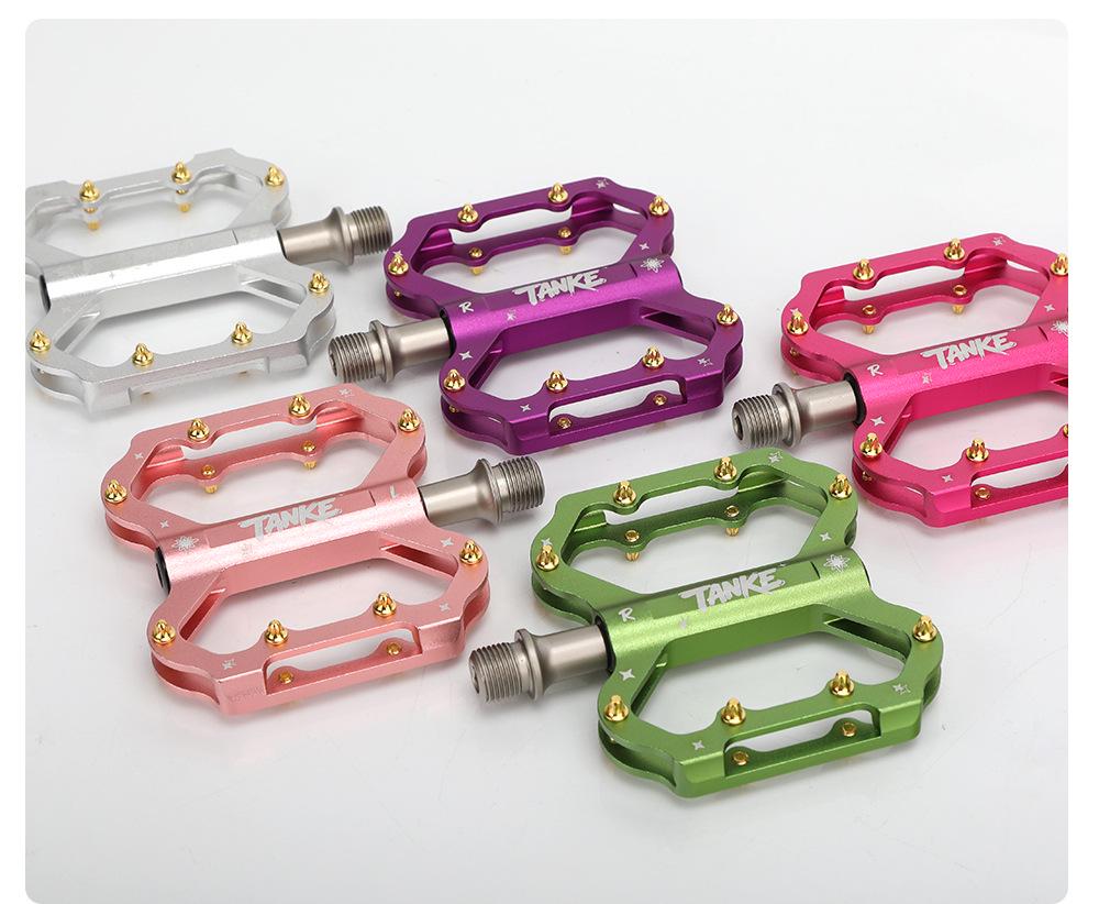 Carbon Keke TANKE Dahon Colorful Three Bearings Bicycle Pedals for Mountain and Road Bikes