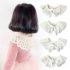 Detachable Kids Girls Lace Scarf Shawl False Collar  for Girls Shirt Skirts Sweater All Match