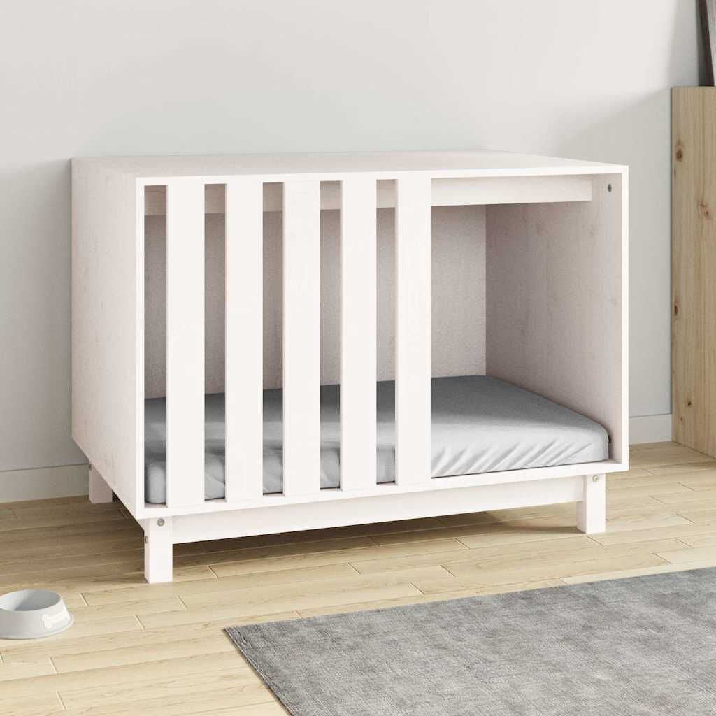 vidaXL Dog House White 90 x 60 x 67 cm