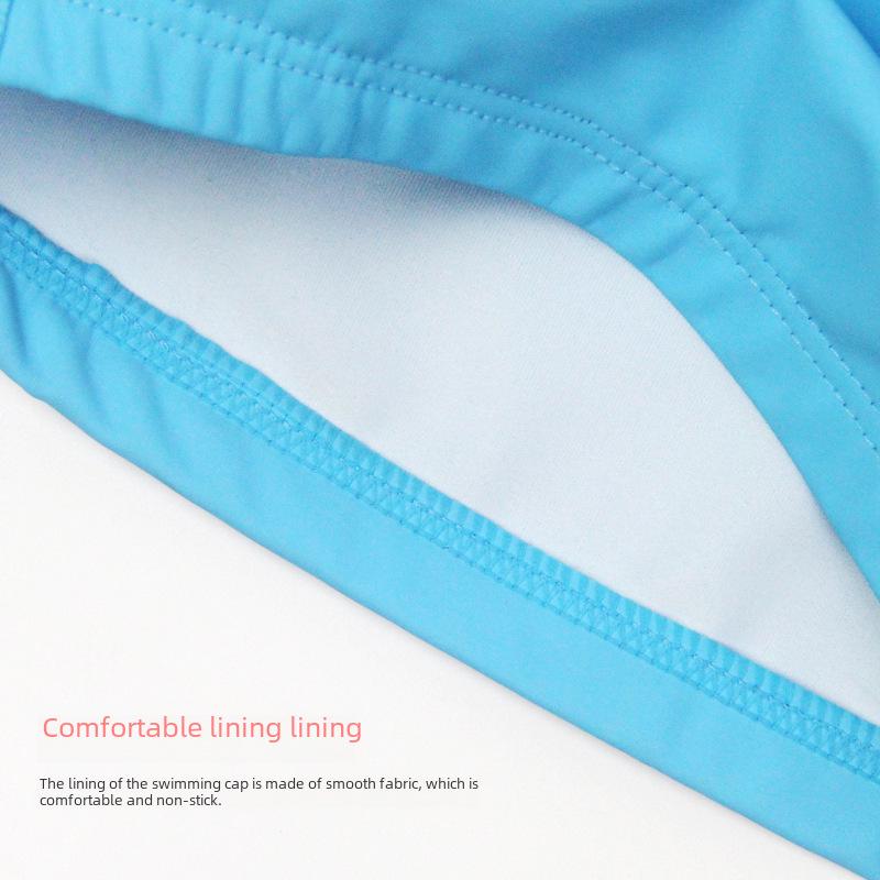 Водонепроницаемая эластичная шапочка для плавания унисекс с защитой ушей для длинных волос