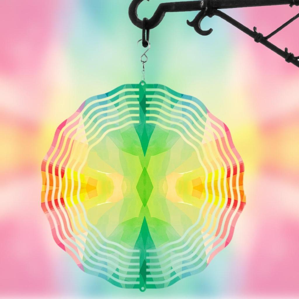 10 Inch Hanging Wind Chime Elegant Outdoor Garden Decor Summer Spring Courtyard Adornment with 360 Degree Hook Perfect Gift for Friends