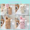 Plush Rabbit Keychain Backpack With Soft Stuffed Animal For Decoration Kids