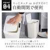 Colulu Бесконтактное, Без Запаха Автоматически Открывающееся и Закрывающееся Мусорное Ведро с Датчиком, Полностью Герметичное, Датчик Вибрации, Компактное, Бесконтактное, и Воздух
