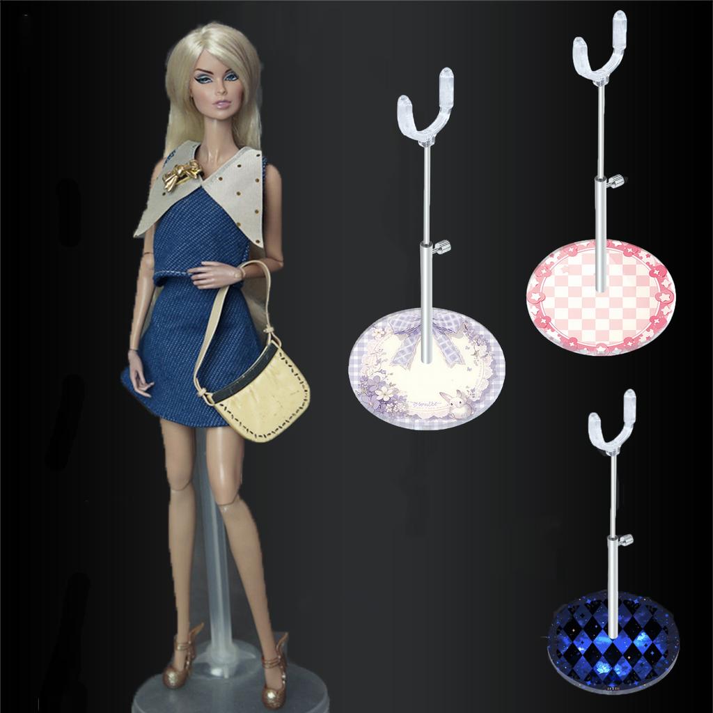 Стойка для кукол BJD, регулируемая, 1/12 1/8 Ob11, стойка для демонстрации кукол, выдвижная рама-поддержка для паха, держатель для моделей, аксессуары