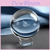 Изысканный кристально чистый шар с лазерной гравировкой Солнечной системы 3D миниатюрная сфера планет