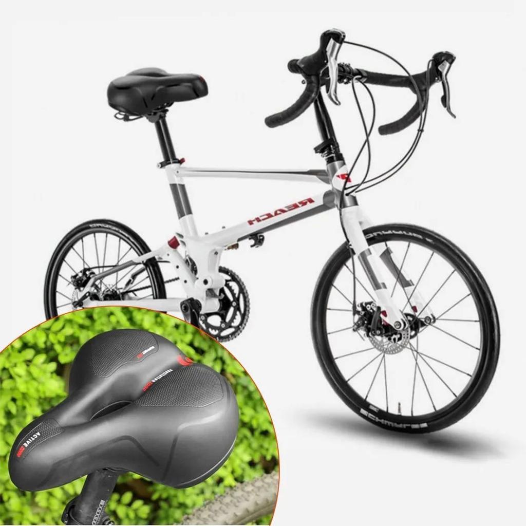 Bicycle Seat Cushion Super Soft Seat Anshan Ground Bike Seat Cushion Thickened Silicone Shock-absorbing Universal Seat Bicycle Accessories