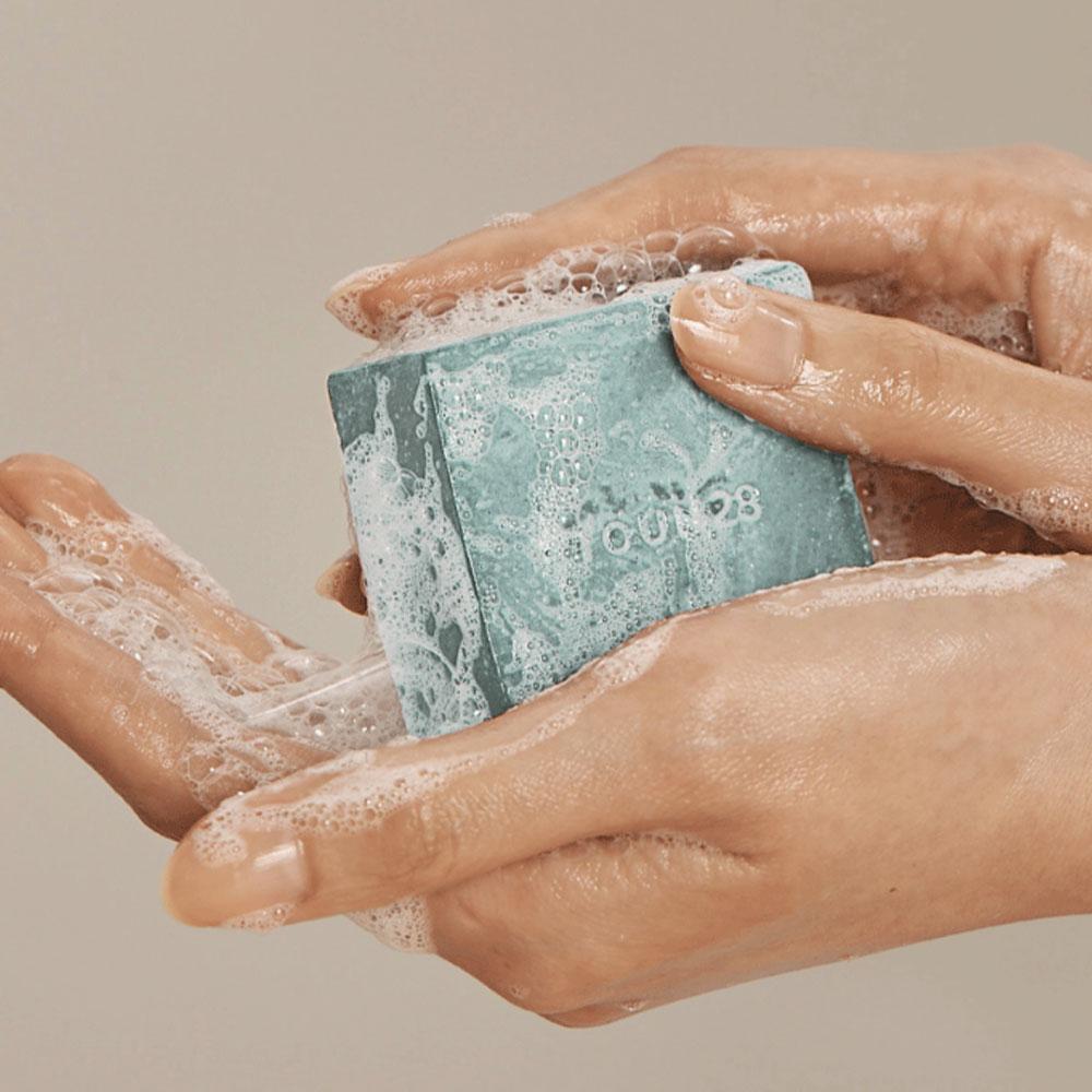 TOUN28 V1 Твердый шампунь Blue Biotin для кожи головы, охлаждающий 100 г