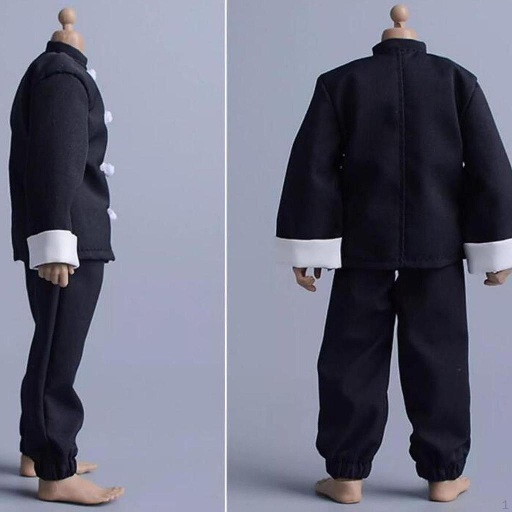 3 Pieces 1/12 Coat and Pants Vest, Handmade Doll Clothes, Miniature Clothing Costume for 6 Inch Male