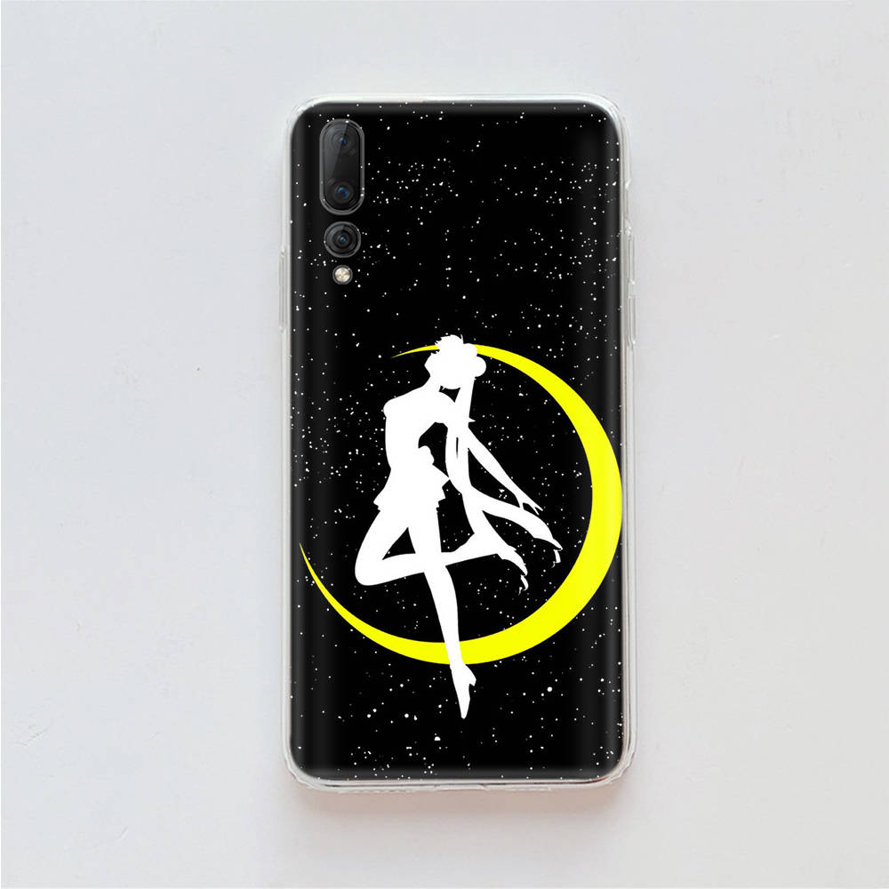 Чехол Sailor Moon TPU для iPhone XR 7 8 14 15 11 12 13 X XS Pro Max Xiaomi Redmi 13C Note 9 Samsung A22 S23 S24 Ultra Plus VIVO