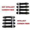 Abs Silver Black and Carbon Fiber For Toyota Fortuner 2016 -  Car Door Handle Cover Trim Car Accessories Exterior Decorate
