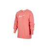 Nike Loose Casual Pullover Long Sleeve Sweatshirt Kids Tops Salt-Pink DM8210-603
