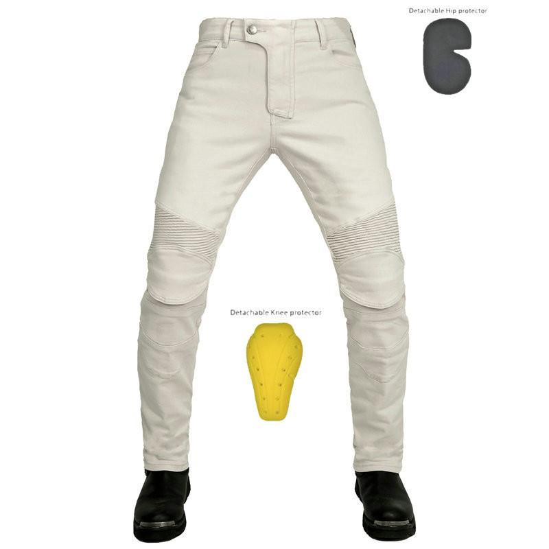 VOLERO Motorcycle Rider Straight Leg Jeans Protective Riding Pants Motorbike Enthusiasts