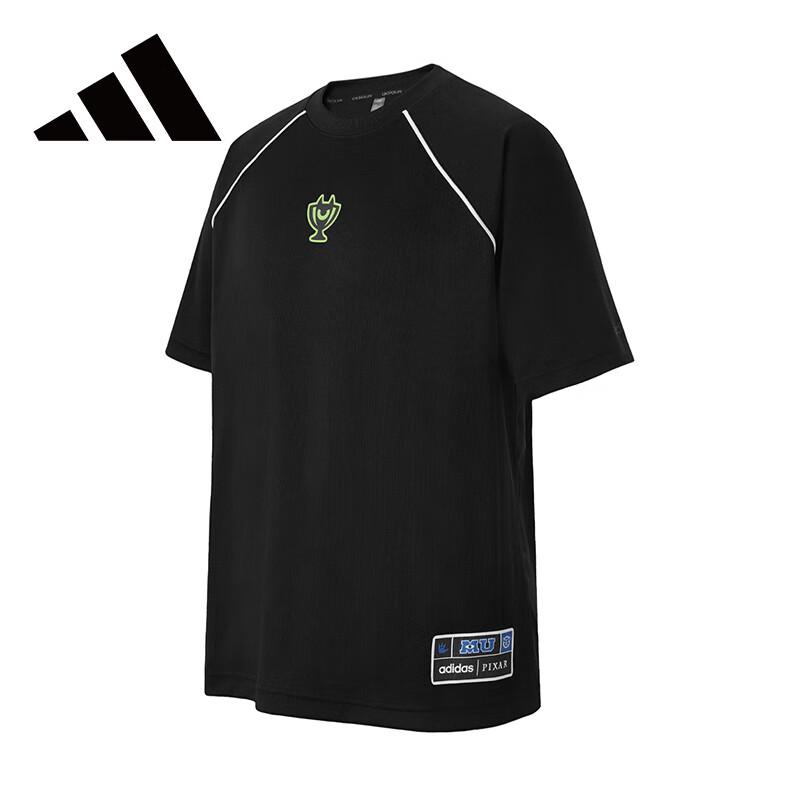 adidas Мужская дышащая футболка для активного отдыха и спорта