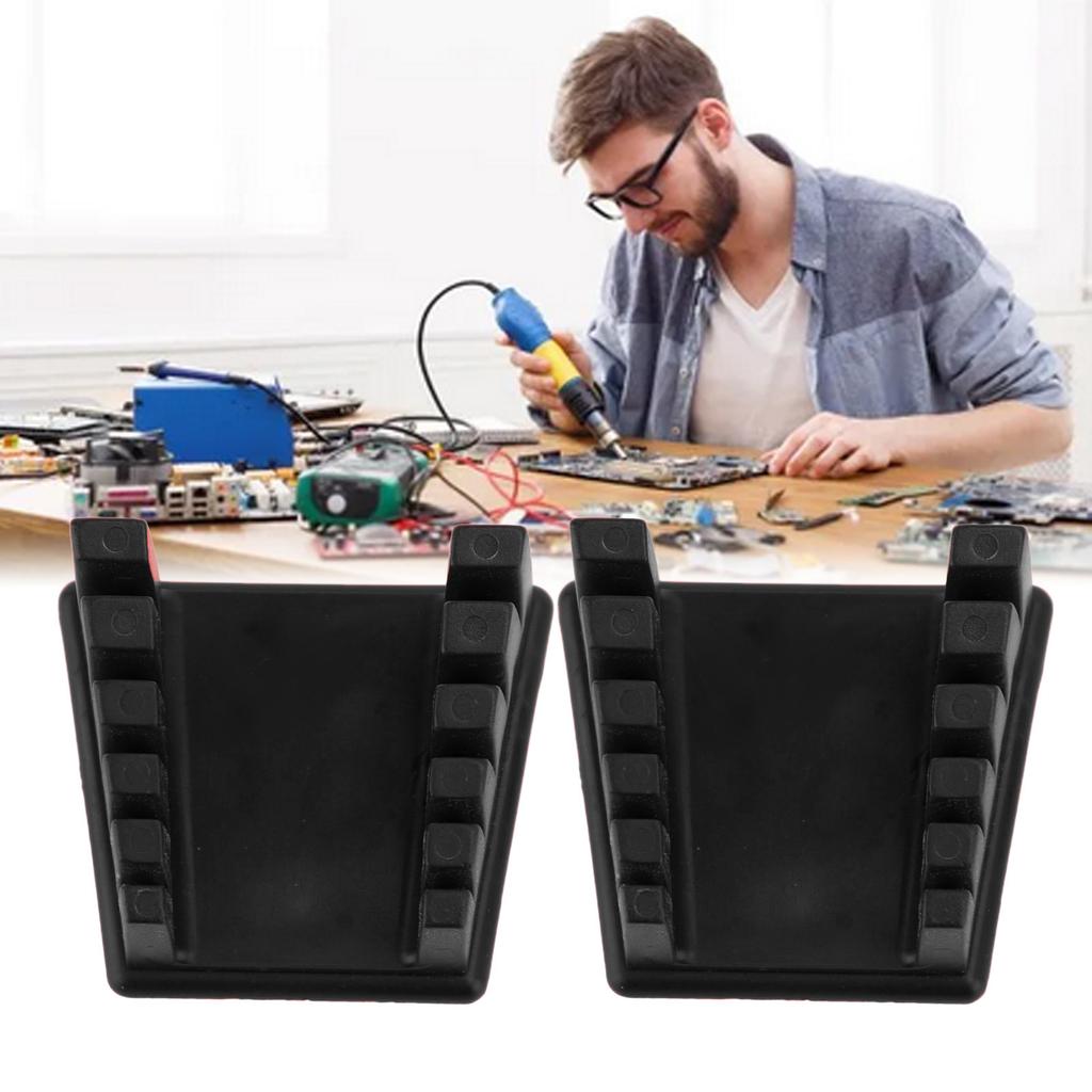 2Pcs Soldering Station Clamp Various Size Wire Welding Holder Stand Plastic Bracket