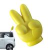 Car Antenna Topper Car Antenna Ball | Yellow Hand Gesture Car Antenna Decoration |
