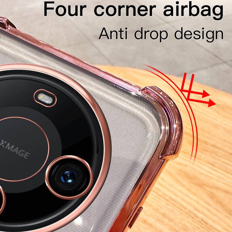 Airbag Shockproof Case with Lens Film for Huawei Mate 30 40 50 60 Pro Pura 70 Pro P30 P40 P50 P60 Pro Nova 7 8 9 10 11 12 Pro Honor 100 200 Pro