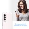 Новая модель подходит для чехла для мобильного телефона Samsung Z FOLD4, прозрачный противоударный полностью закрывающий складной чехол для мобильного телефона из ТПУ, мягкий чехол