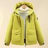 Модные женские парки Зимние короткие пальто с капюшоном Толстая теплая верхняя одежда Женские куртки