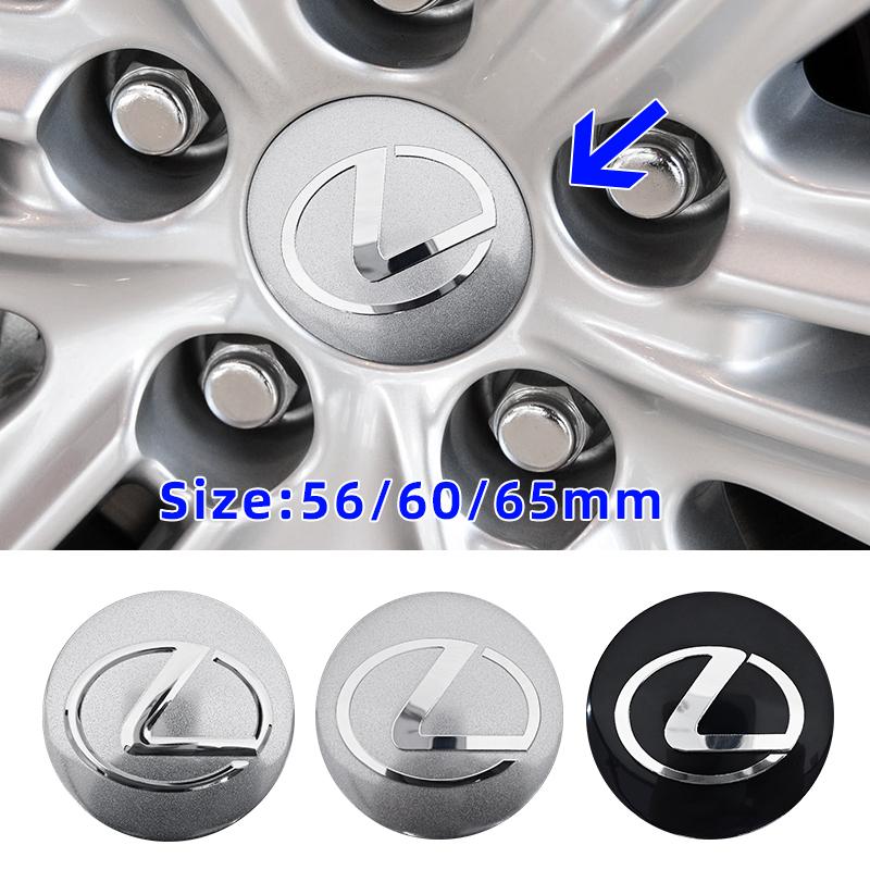 4pcs 56mm 60mm 65mm Car Wheel Center Hub Cap Rim Cover Stickers for Lexus LS LC RZ IS350 GX460 LX570 RX500h NX300 LM ES300 GS350 IJPRT1