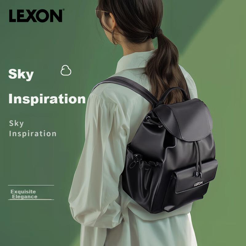 LEXON French Brand Backpack, Commuter Bag, Luxury Light Luxury Korean Style Ins Trend Fresh Travel Cute Girl Schoolbag
