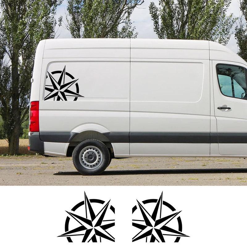 Car Stickers For Volkswagen VW Crafter Motorhome Advanture Camper Van Graphics Vinyl Decor Decal Auto Tuning Accessories