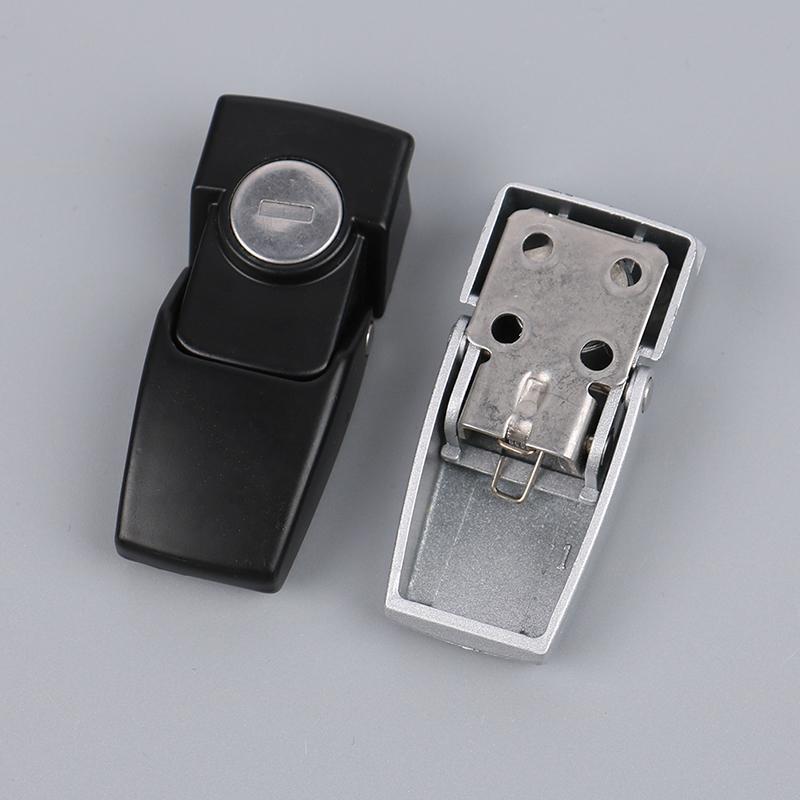 High Quality Cabinet Black Coated Metal Hasp Latch Dk604 Security Toggle Lock With Two Keys