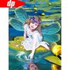 Diamond Painting Full Drill Round Girl Diamond Embroidery Cross Stitch Kit Elf Pictures Rhinestones