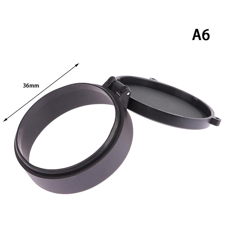 Rifle-Scope Hunting Aiming Optic Lens Covers Telescopic Flip Up Spring Cap